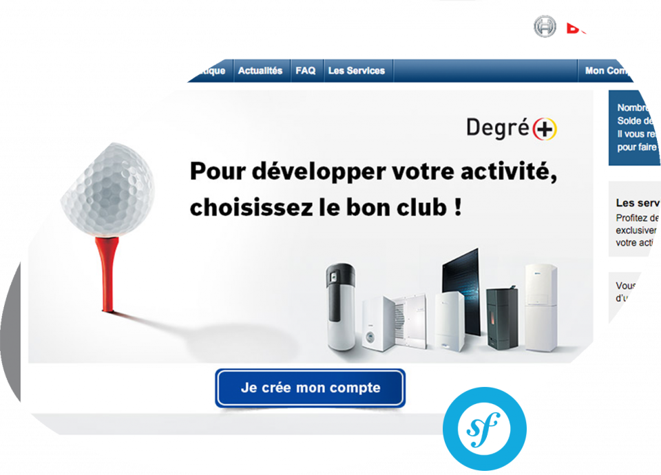 Extranet : club de fidélisation Bosch Conception et réalisation d'un extranet de fidélisation pour les employés de Bosch